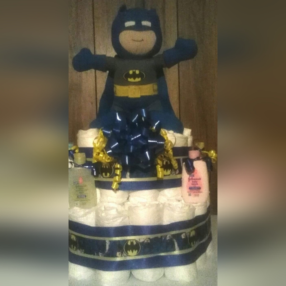 Batman Diaper Cake